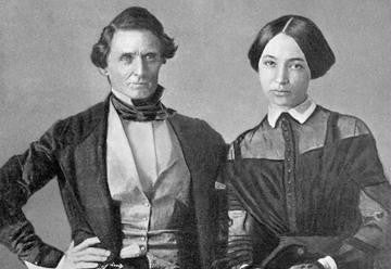 Jefferson Davis & His Wife 20x30 poster