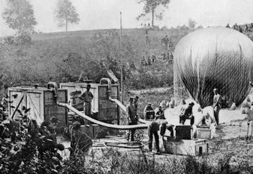 Observation Balloon Intrepid 20x30 poster