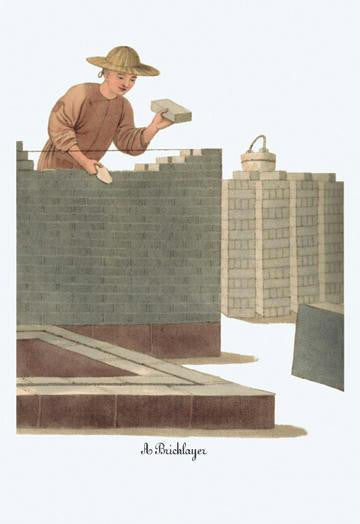 A Bricklayer 20x30 poster