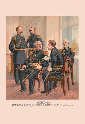 Officers General Staff & Staff Corp (Full Dress) 20x30 poster