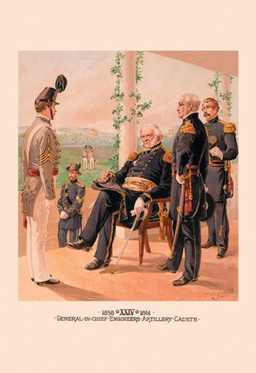 General in Chief, Engineers, Artillery and Cadets 20x30 poster