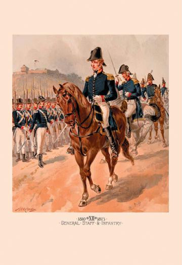 General Staff and Infantry 20x30 poster