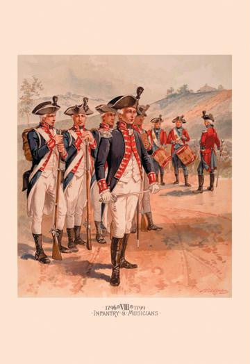 Infantry and Musicians 20x30 poster