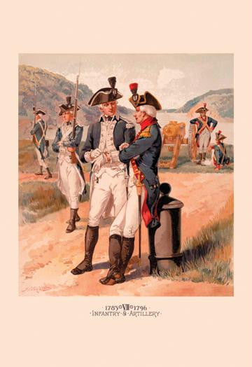 Infantry and Artillery 20x30 poster