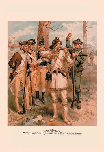 Miscellaneous Organizations - Continental Army 20x30 poster