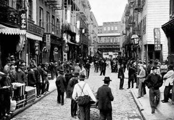 Chinatown on a Sunday: Pell Street, New York 20x30 poster