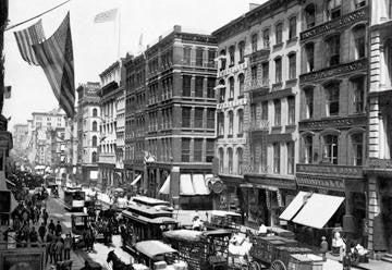 Broadway, Looking North from Franklin Street, New York City 20x30 poster