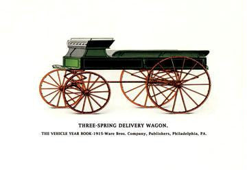 Three-Spring Delivery Wagon 20x30 poster