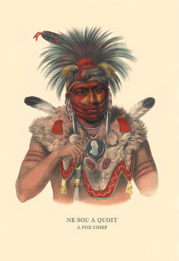 Ne Sou a Quoit (A Fox Chief) 20x30 poster