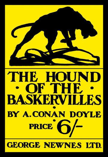 The Hound of the Baskervilles #4 (book cover) 20x30 poster