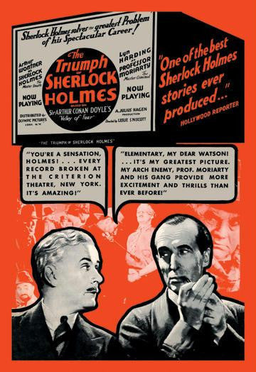 The Triumph of Sherlock Holmes 20x30 poster