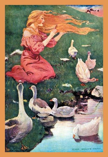 Goose Girl 20x30 poster