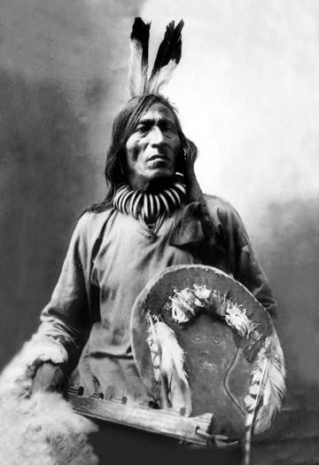 J.A. Anderson - Foolbull - Sioux Medicine Man 20x30 poster