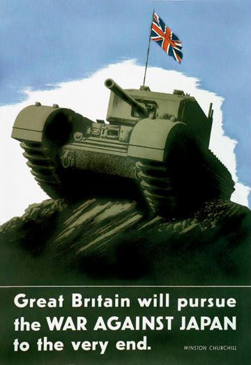 Great Britain Pursues the War with Japan 20x30 poster