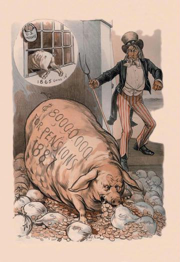 Pension Pig 20x30 poster