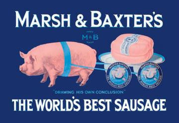 Marsh and Baxter&#39;s World&#39;s Best Sausage 20x30 poster