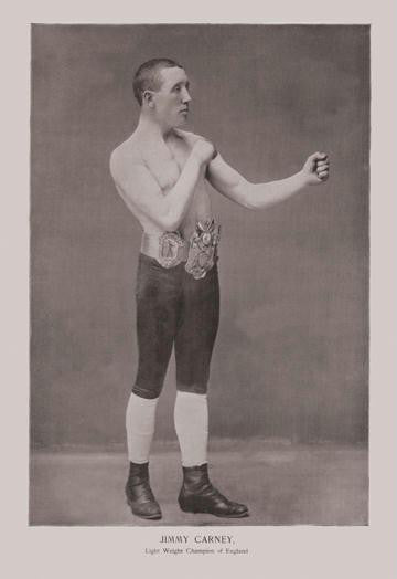 Jim Carney - Lightweight Champ of England 20x30 poster