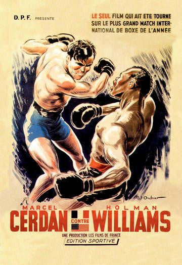 Cerdan vs. Williams 20x30 poster