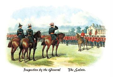 Inspection by the General: The Salute 20x30 poster