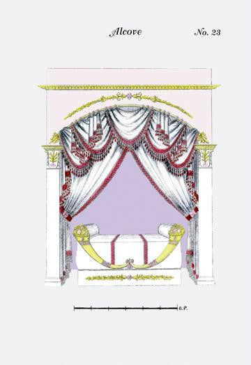 French Empire Alcove Bed No. 23 20x30 poster