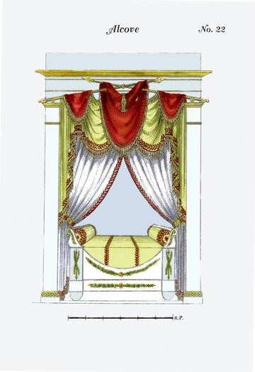 French Empire Alcove Bed No. 22 20x30 poster