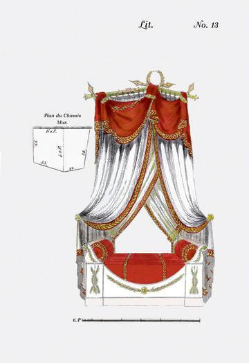 French Empire Bed No. 13 20x30 poster