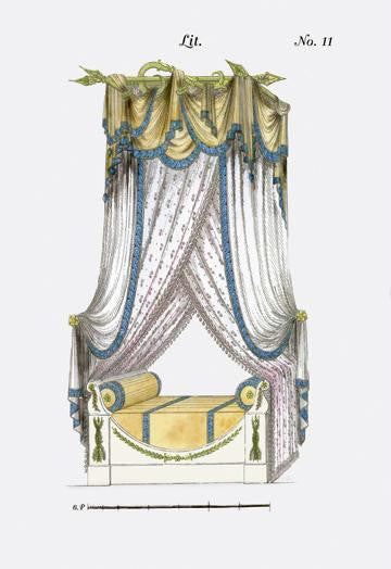 French Empire Bed No. 11 20x30 poster