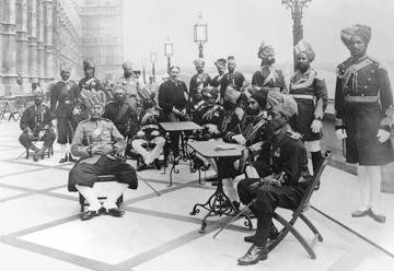 Indian Officers, London 20x30 poster