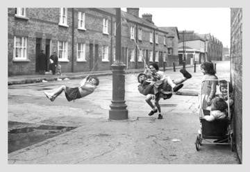 Dublin Children at Play 20x30 poster