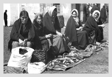 Aran Island Fish Woman, Ireland 20x30 poster