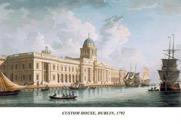 Custom House, Dublin, 1792 20x30 poster