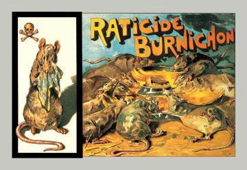 Raticide Burnichon 20x30 poster