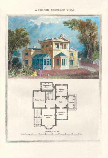 A Pompeii Suburban Villa 20x30 poster