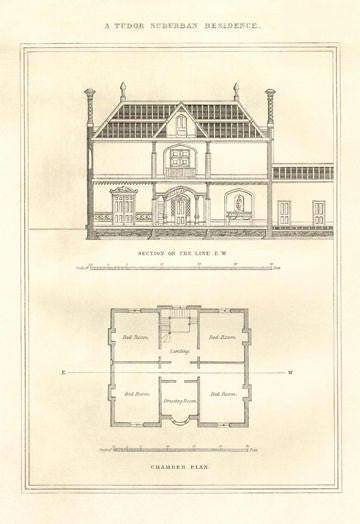 A Tudor Suburban Residence #2 20x30 poster