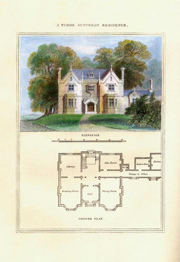 A Tudor Suburban Residence #1 20x30 poster