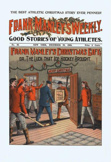 Frank Manley&#39;s Christmas Gift; or, the Luck That Ice Hockey Brought 20x30 poster