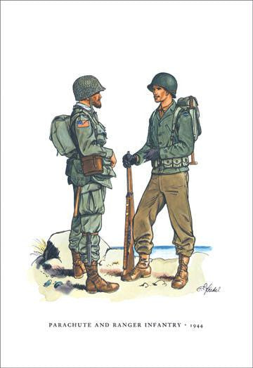 Parachute and Ranger Infantry, 1944 20x30 poster