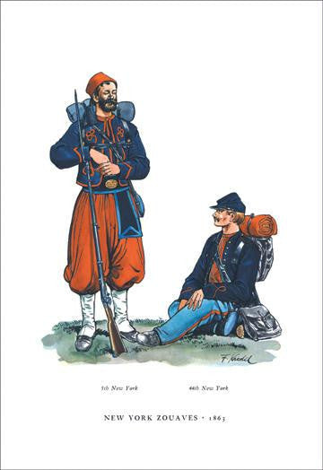 New York Zouaves, 1863 20x30 poster