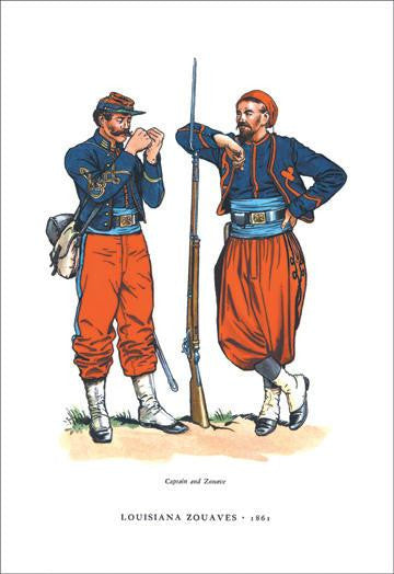 Louisiana Zouaves, 1861 20x30 poster