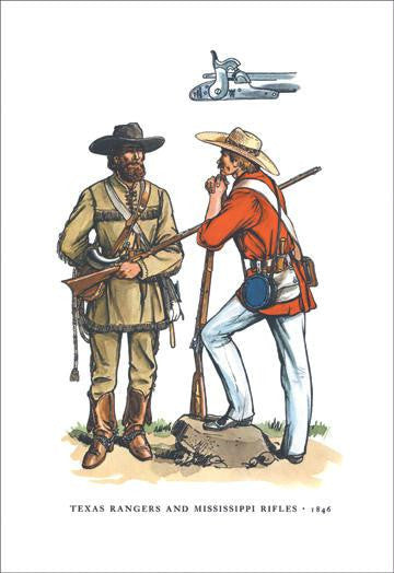 Texas Rangers and Mississippi Rifles, 1846 20x30 poster