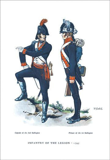 Infantry of the Legion, 1795 20x30 poster