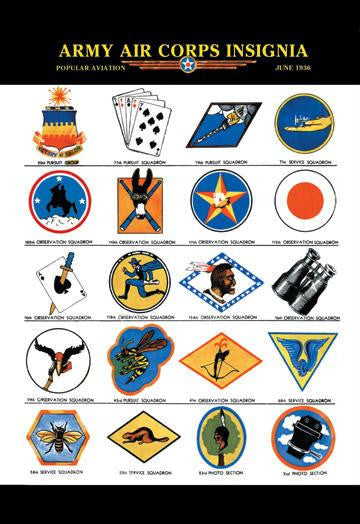 Army Air Corps Insignia 20x30 poster