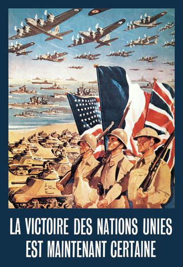 La Victoire des Nations Unies 20x30 poster