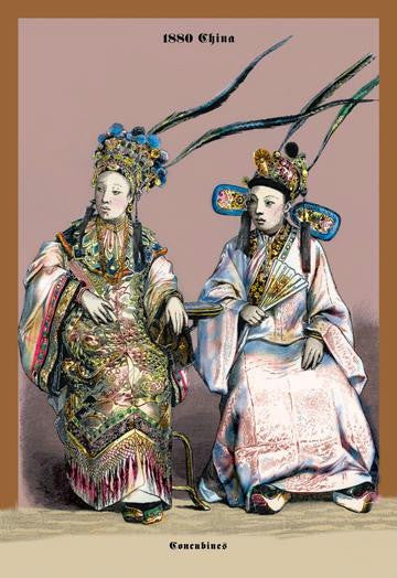 Chinese Concubines, 19th Century 20x30 poster