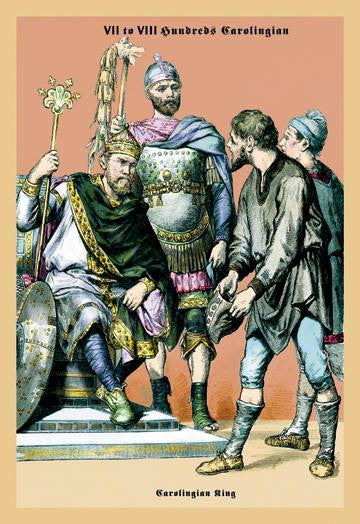 Carolingian King, 8th Century B.C. 20x30 poster