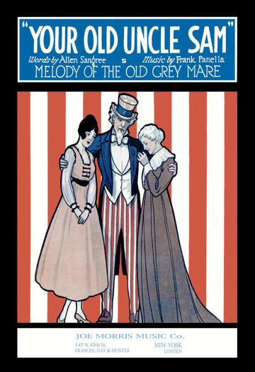 Your Old Uncle Sam - Melody of the Old Grey Mare 20x30 poster