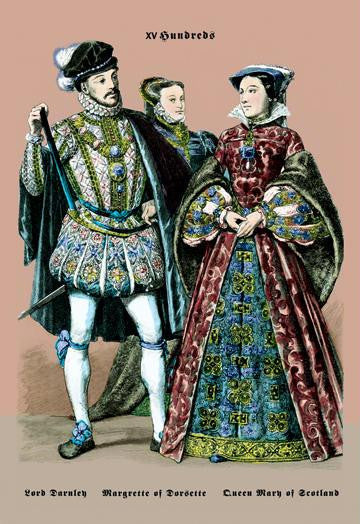 Lord Darnley, Margarette of Dorsette, and Mary Queen of Scotland, 16th Century 20x30 poster