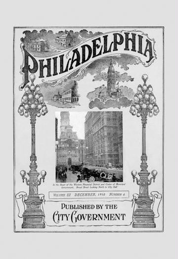 Philadelphia: December, 1910 20x30 poster