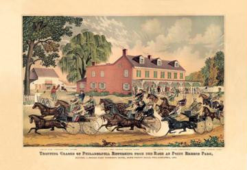 Trotting Horse Race in Philadelphia 20x30 poster