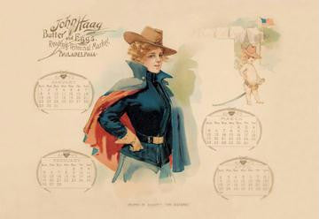 Lady in the Army: John Haag Calendar 20x30 poster